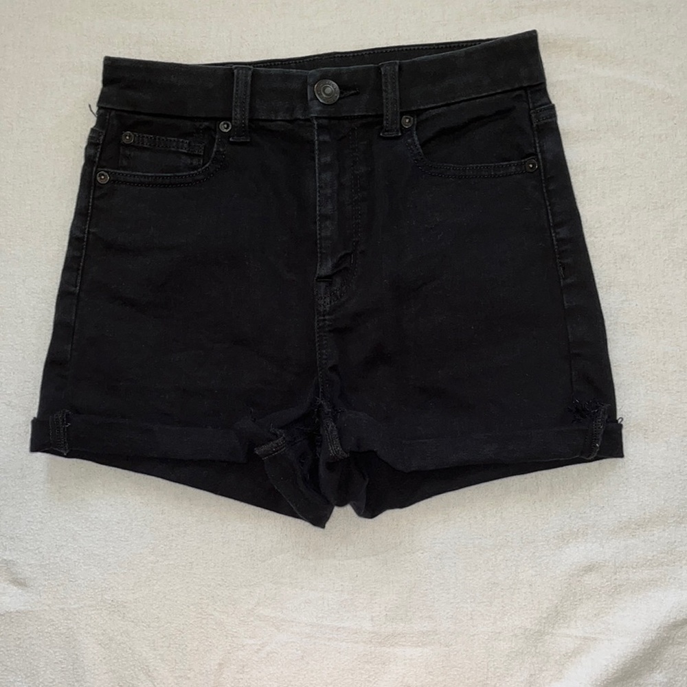 Women’s Size 4 American Eagle Curvy HI-Rise Shortie Jean Shorts